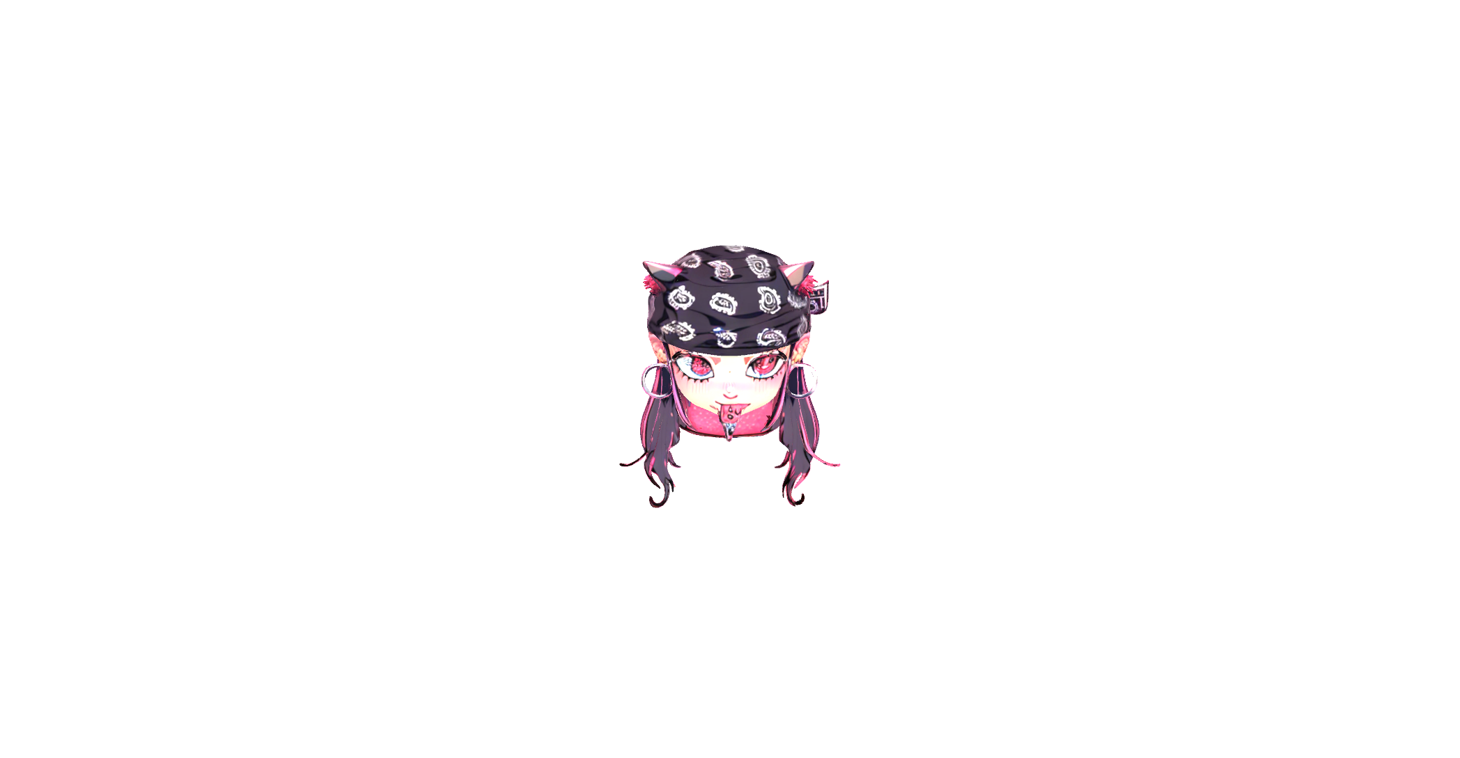 Anime Girl with Cat Ears free 3D printable STL