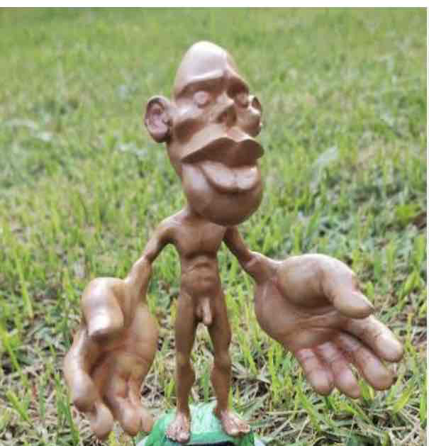 Cartoonish Human Figure free 3D printable STL