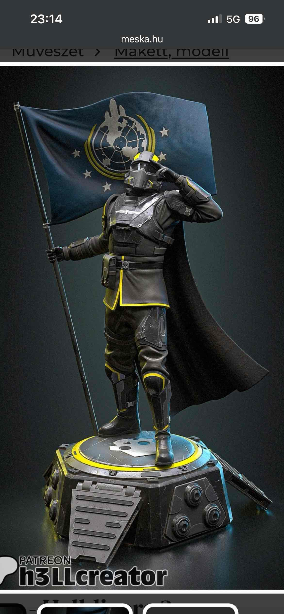 Imperial Scout Trooper Statue free 3D printable STL