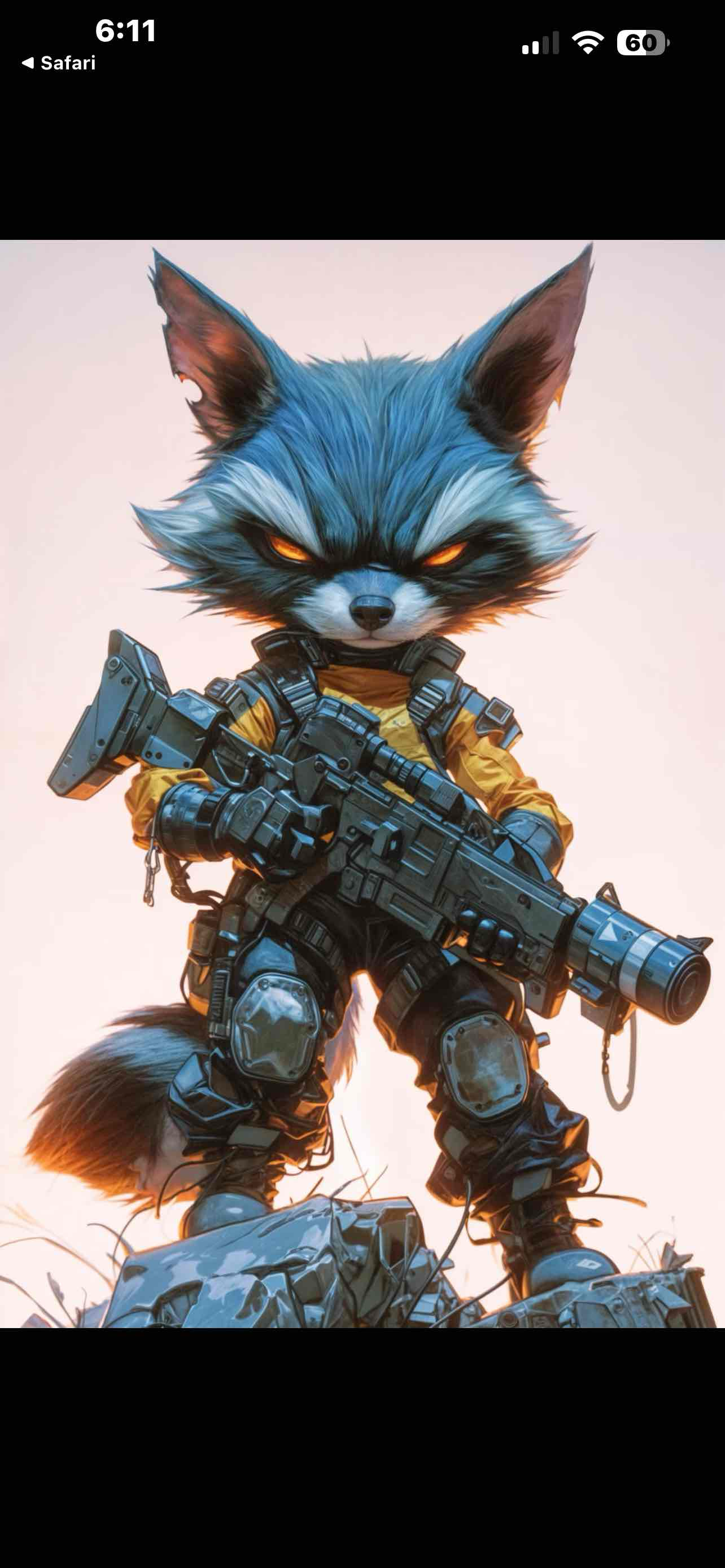 Fox Soldier Character free 3D printable STL