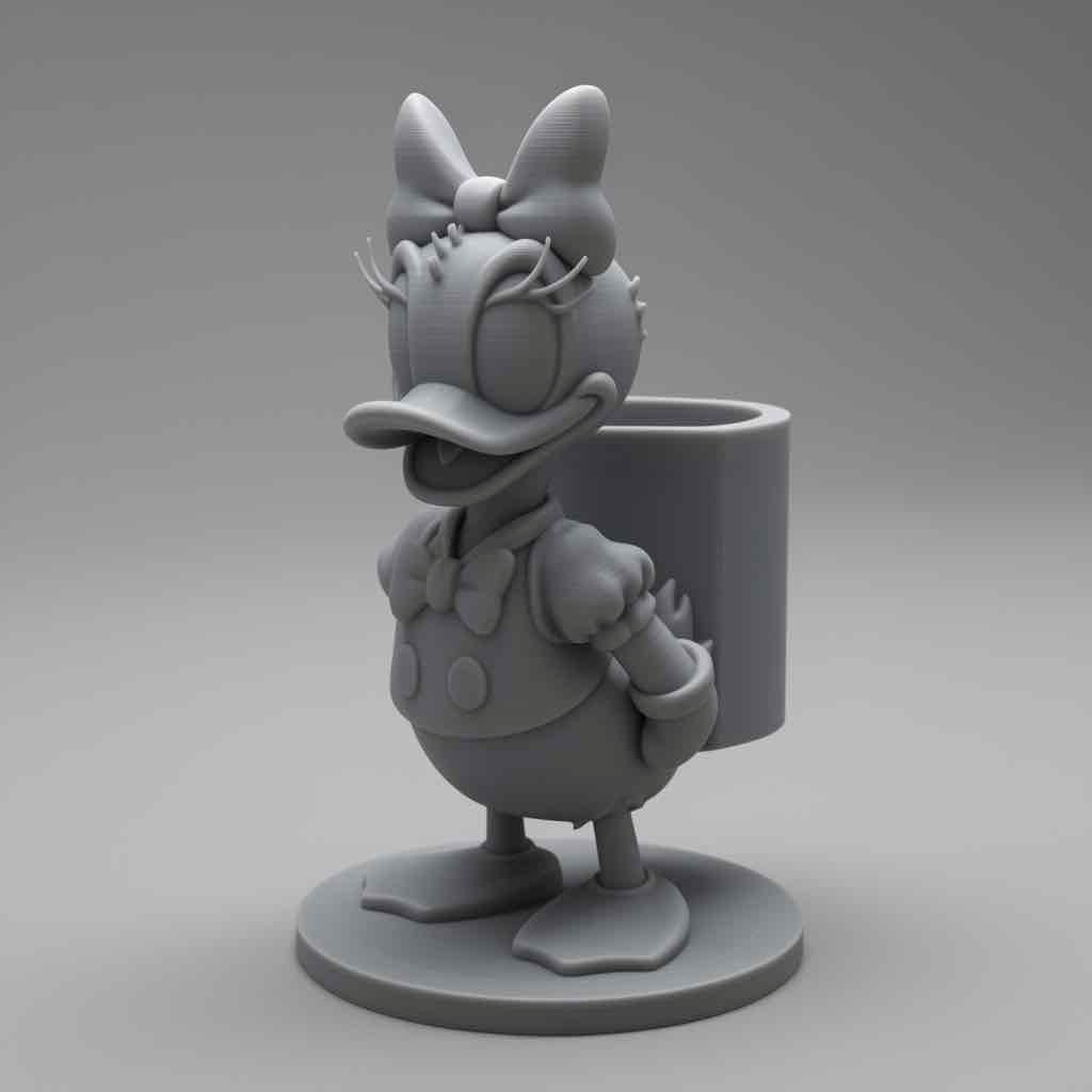 Daisy Duck Mug Holder free 3D printable STL
