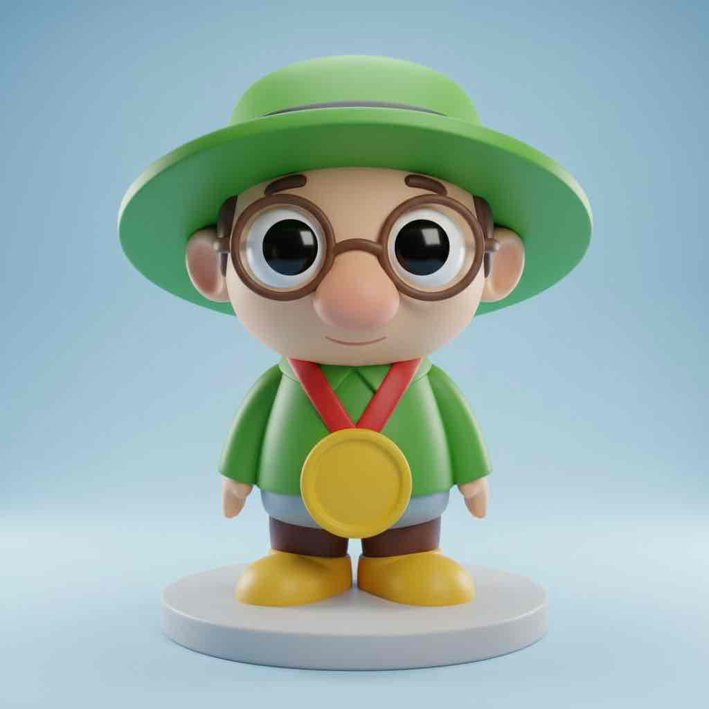 Cartoon Character Figurine free 3D printable STL