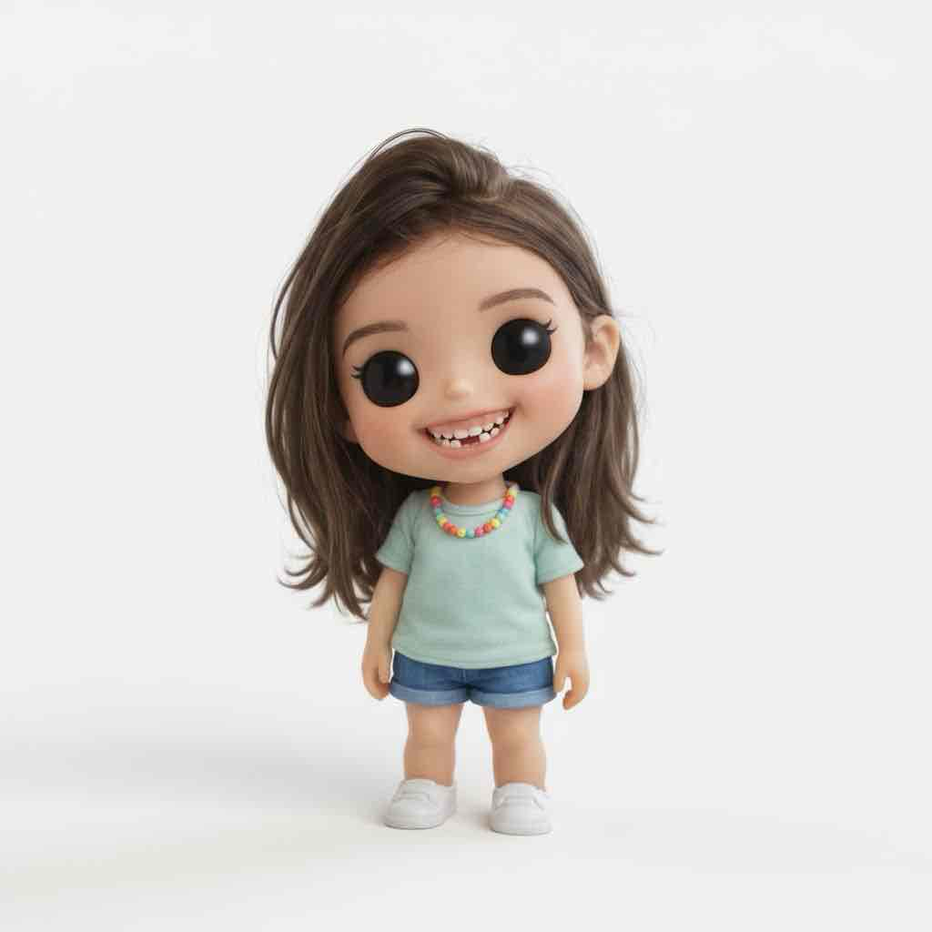 Cute Doll Figure free 3D printable STL