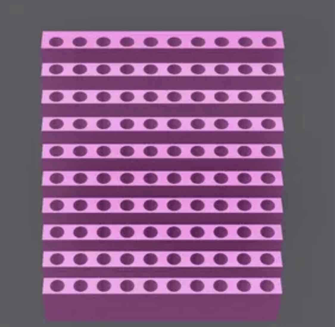 Pink LEGO Baseplate free 3D printable STL