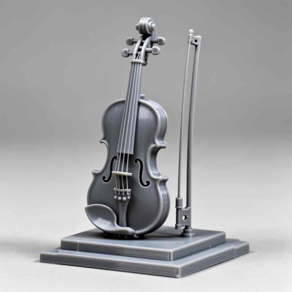 Violin Stand Model free 3D printable STL