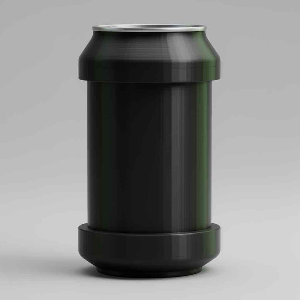 Black Soda Can free 3D printable STL