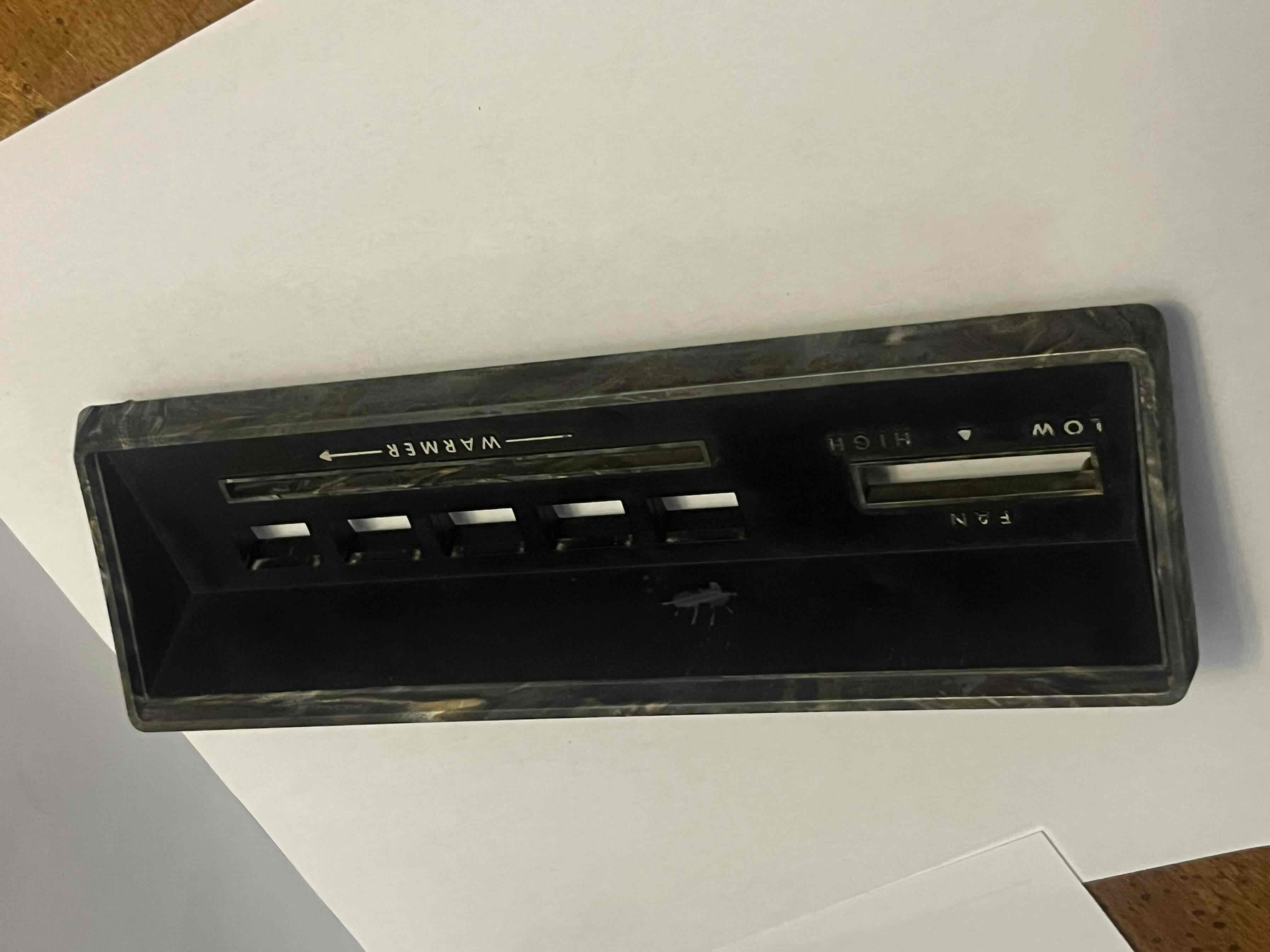 Vintage Thermostat Control Panel free 3D printable STL