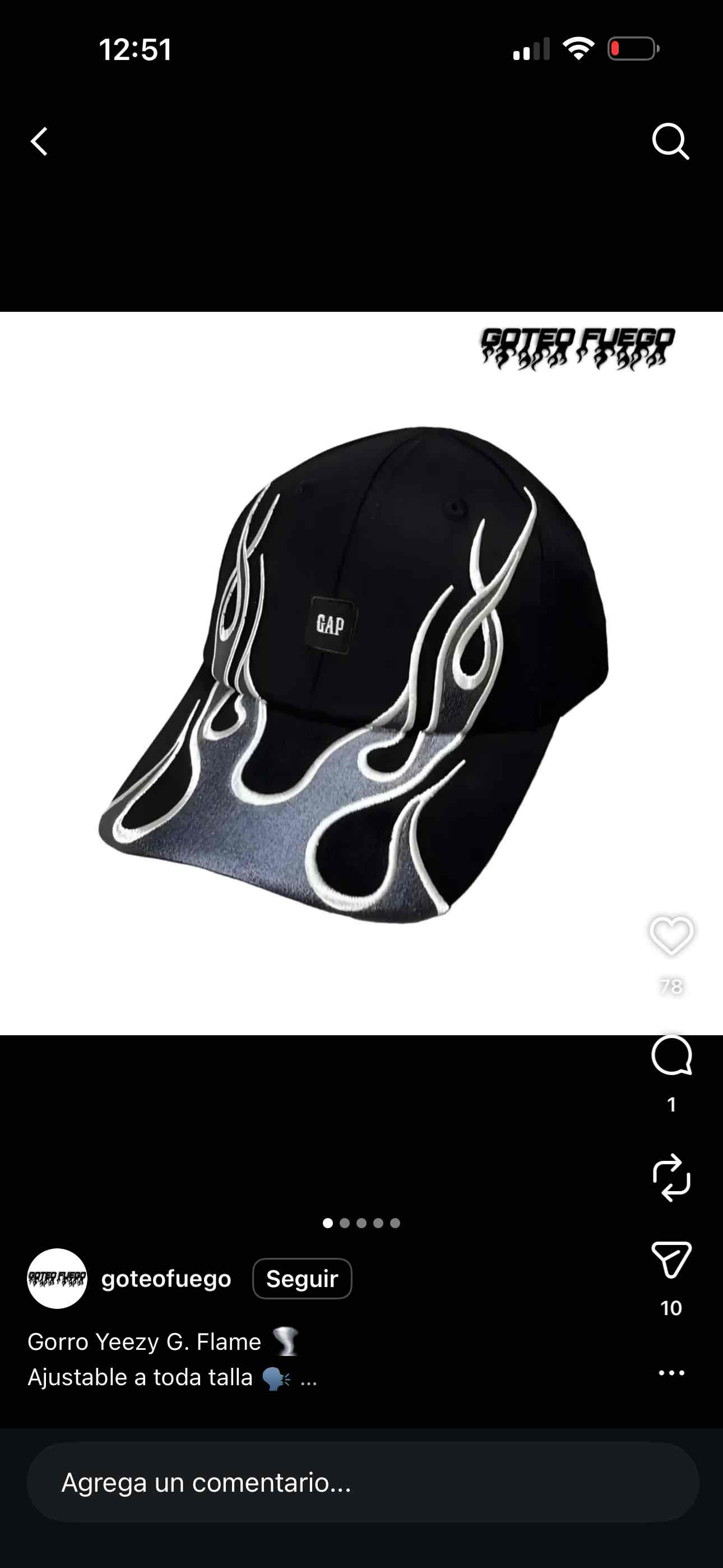 Yeezy G. Flame Cap free 3D printable STL