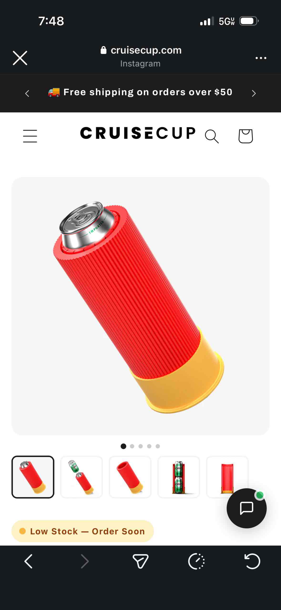 Cruise Cup Silicone Tumbler free 3D printable STL