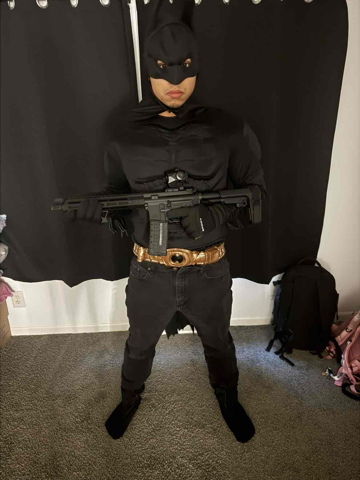 Batman Cosplay Pose free 3D printable STL