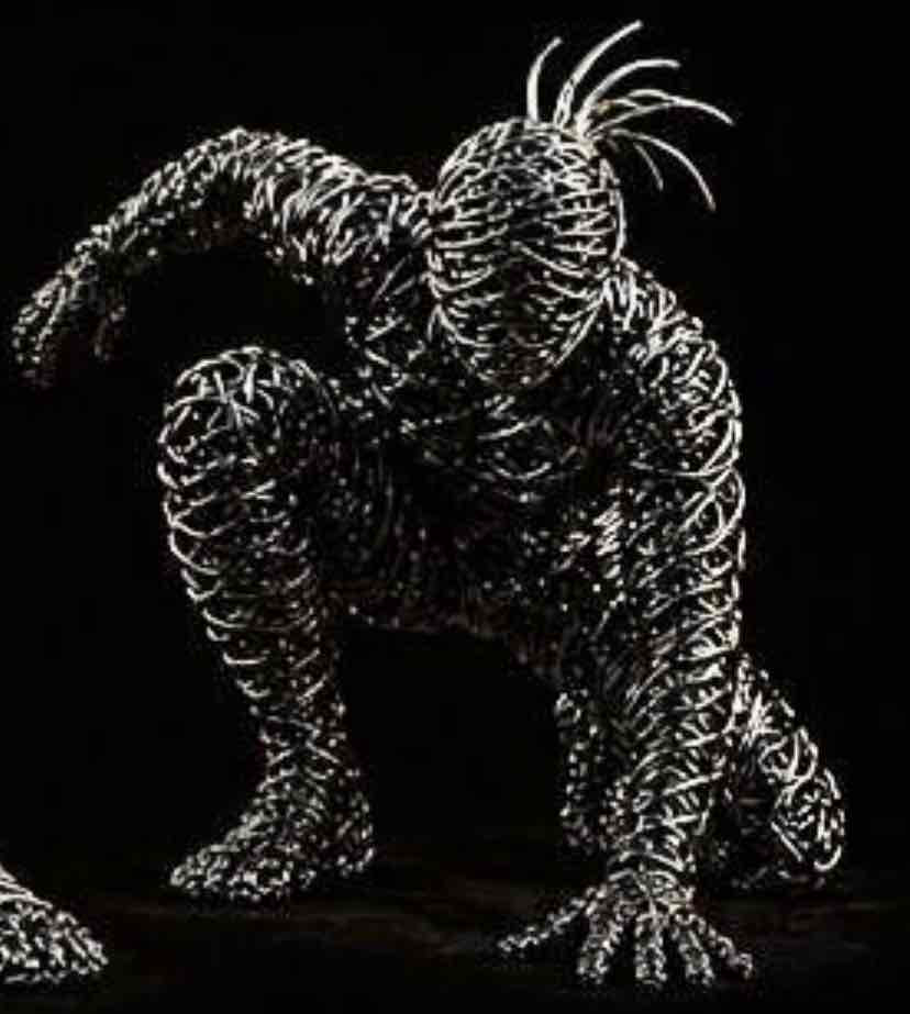 Wireframe Human Pose free 3D printable STL