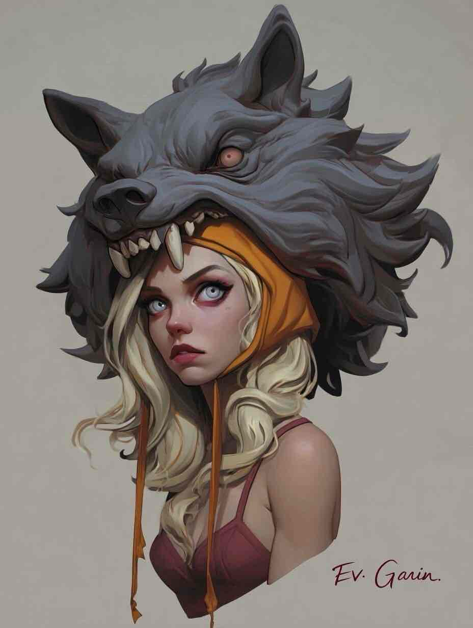 Wolf Girl Bust free 3D printable STL