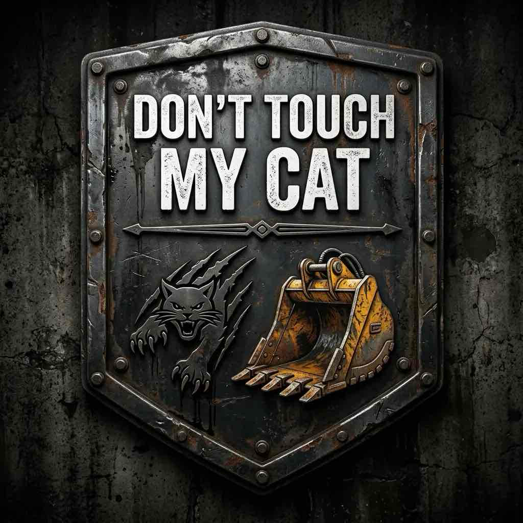 Don't Touch My Cat Sign free 3D printable STL
