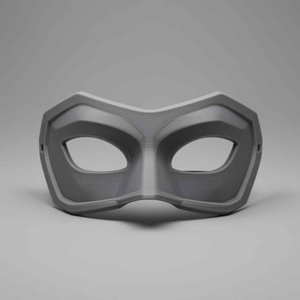 Stylized Superhero Mask free 3D printable STL