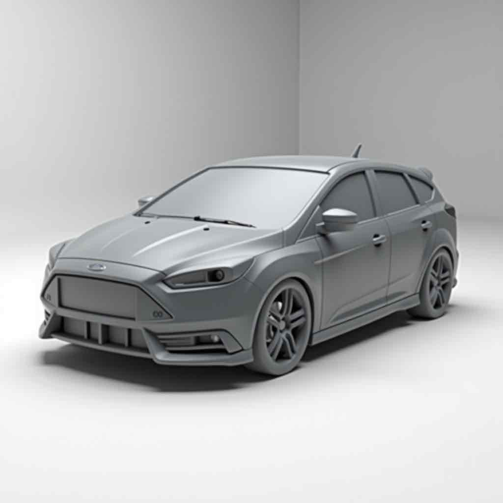 Ford Focus RS Model free 3D printable STL