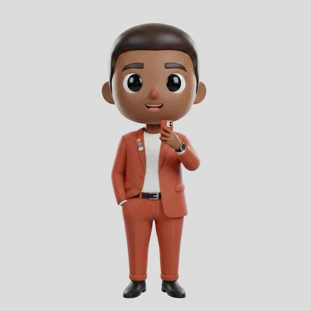 Stylized Young Man Figure free 3D printable STL