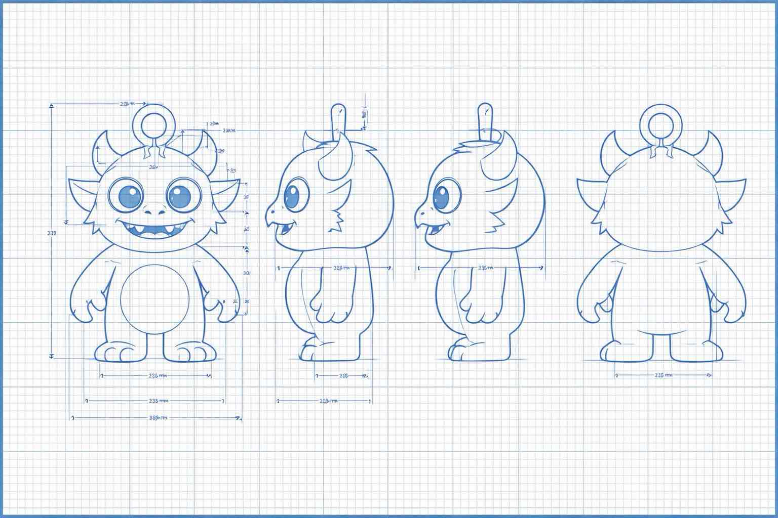 Cute Monster Design free 3D printable STL