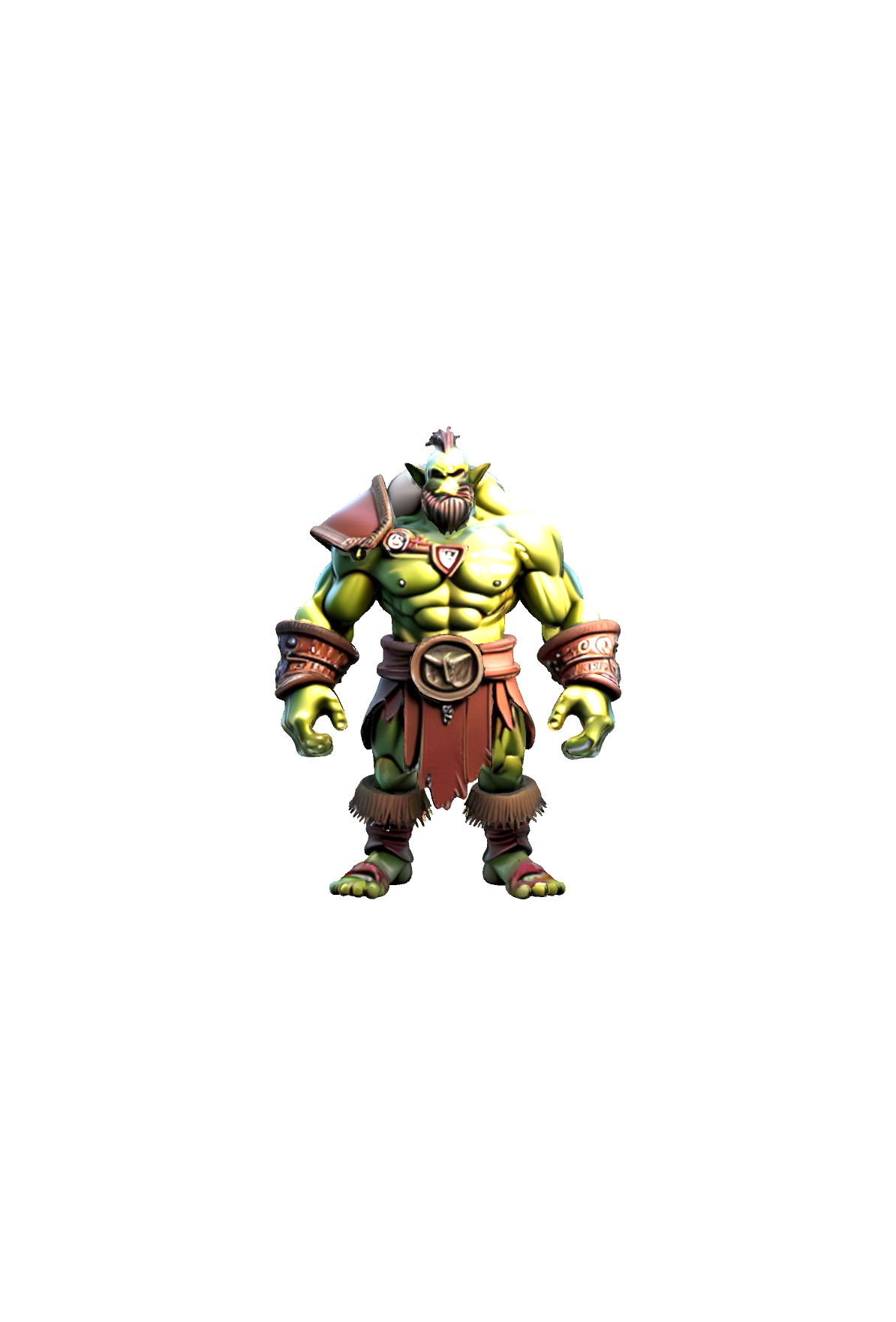 Orc Warrior free 3D printable STL