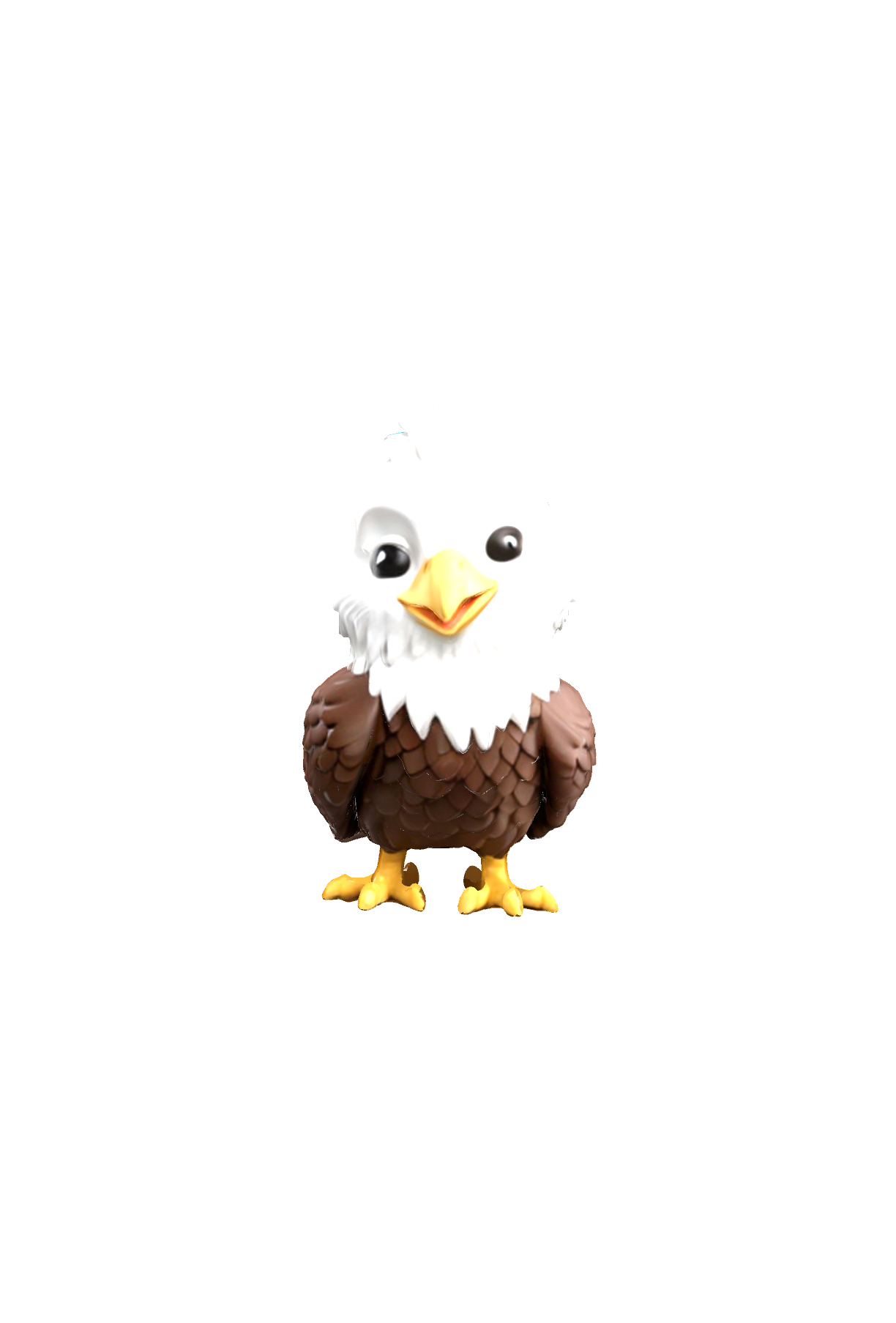 Cute Cartoon Eagle Figure free 3D printable STL