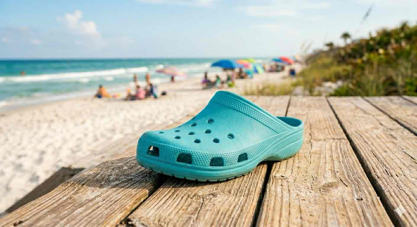 Turquoise Crocs Sandal free 3D printable STL
