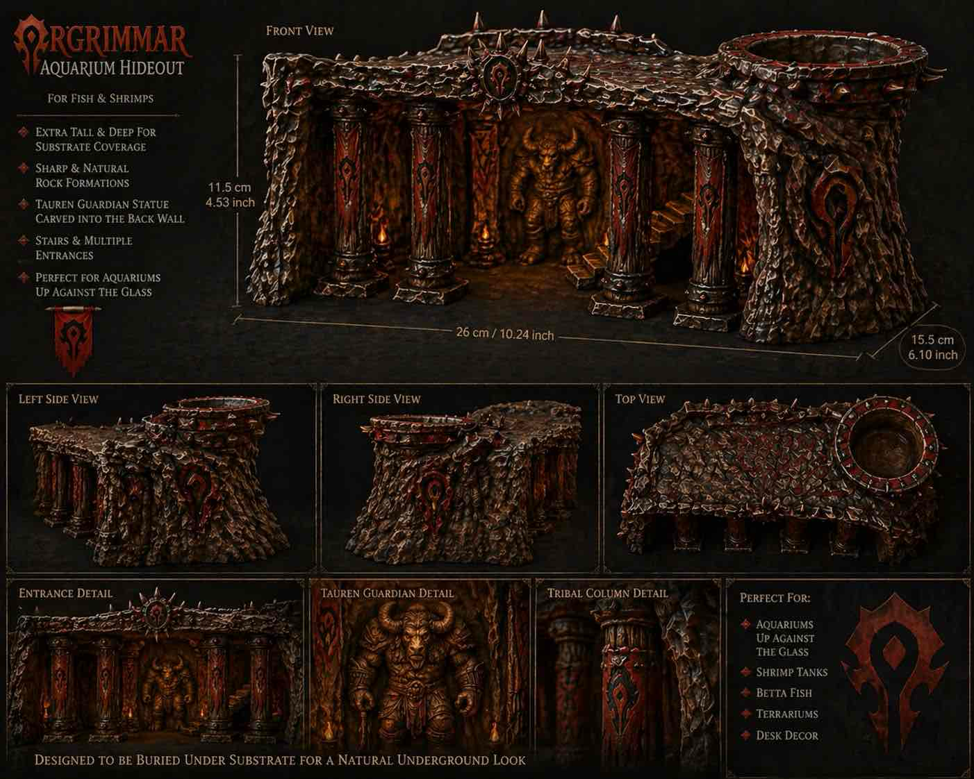 Orgrimmar Aquarium Hideout free 3D printable STL