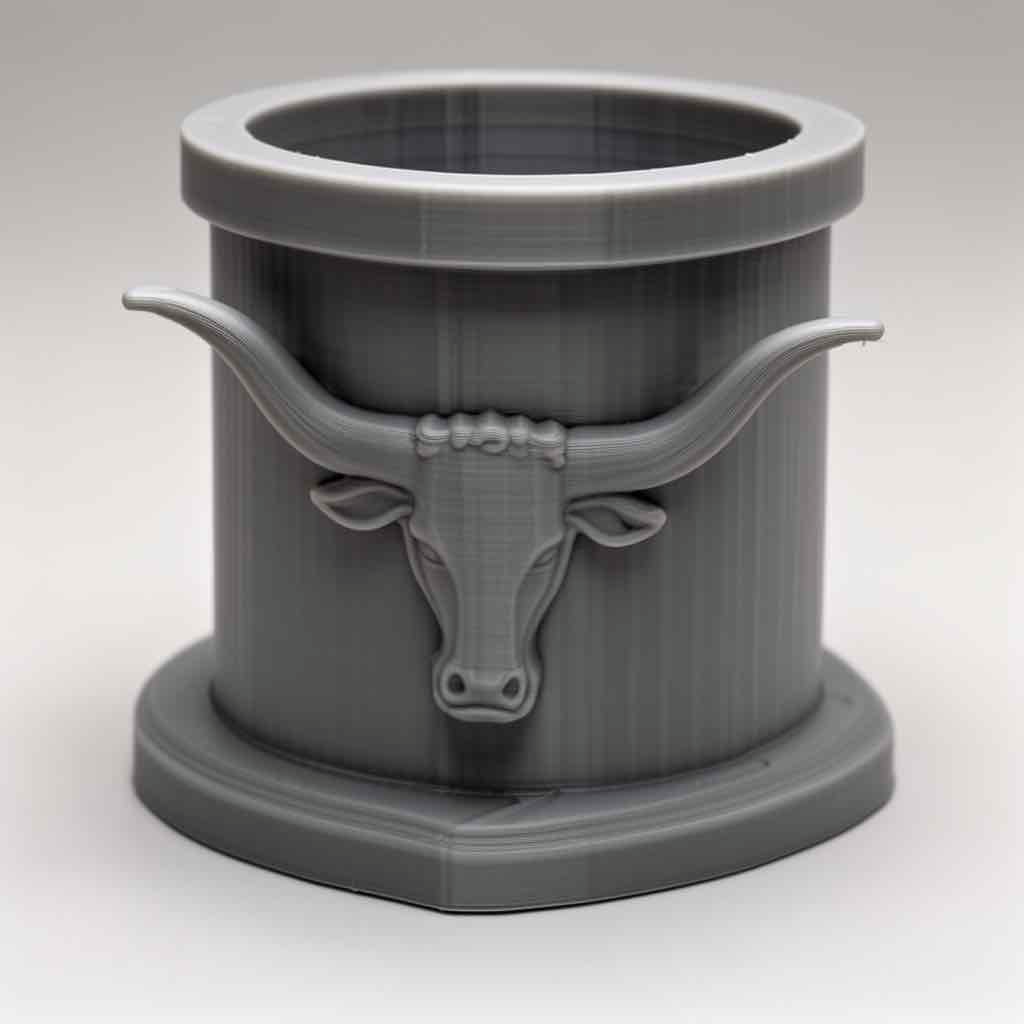 Longhorn Steer Planter free 3D printable STL