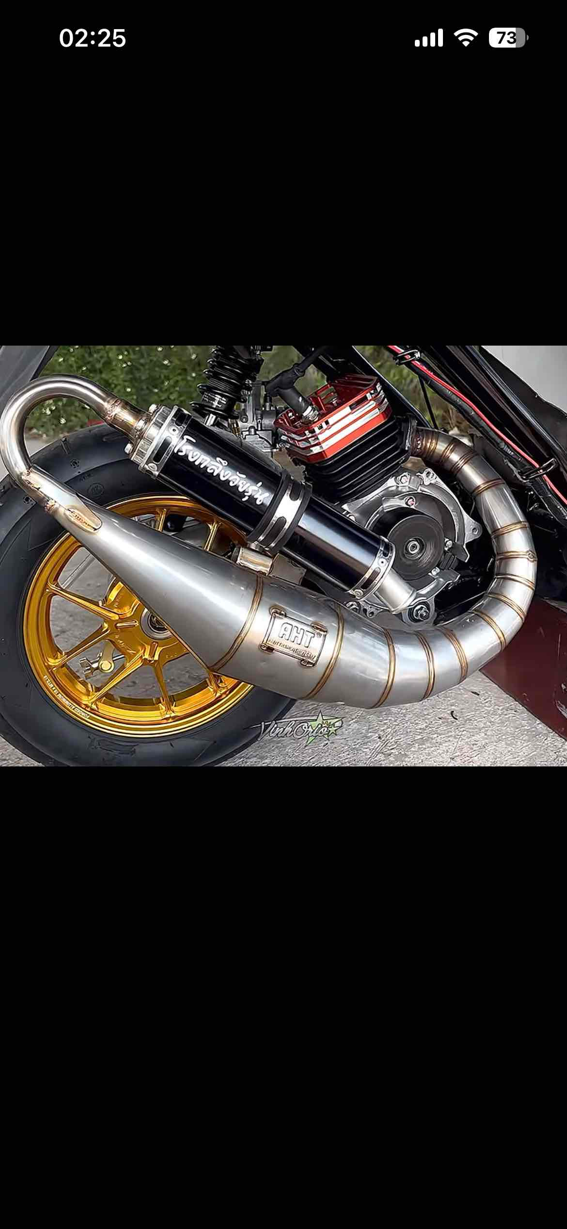 Custom Motorcycle Exhaust free 3D printable STL