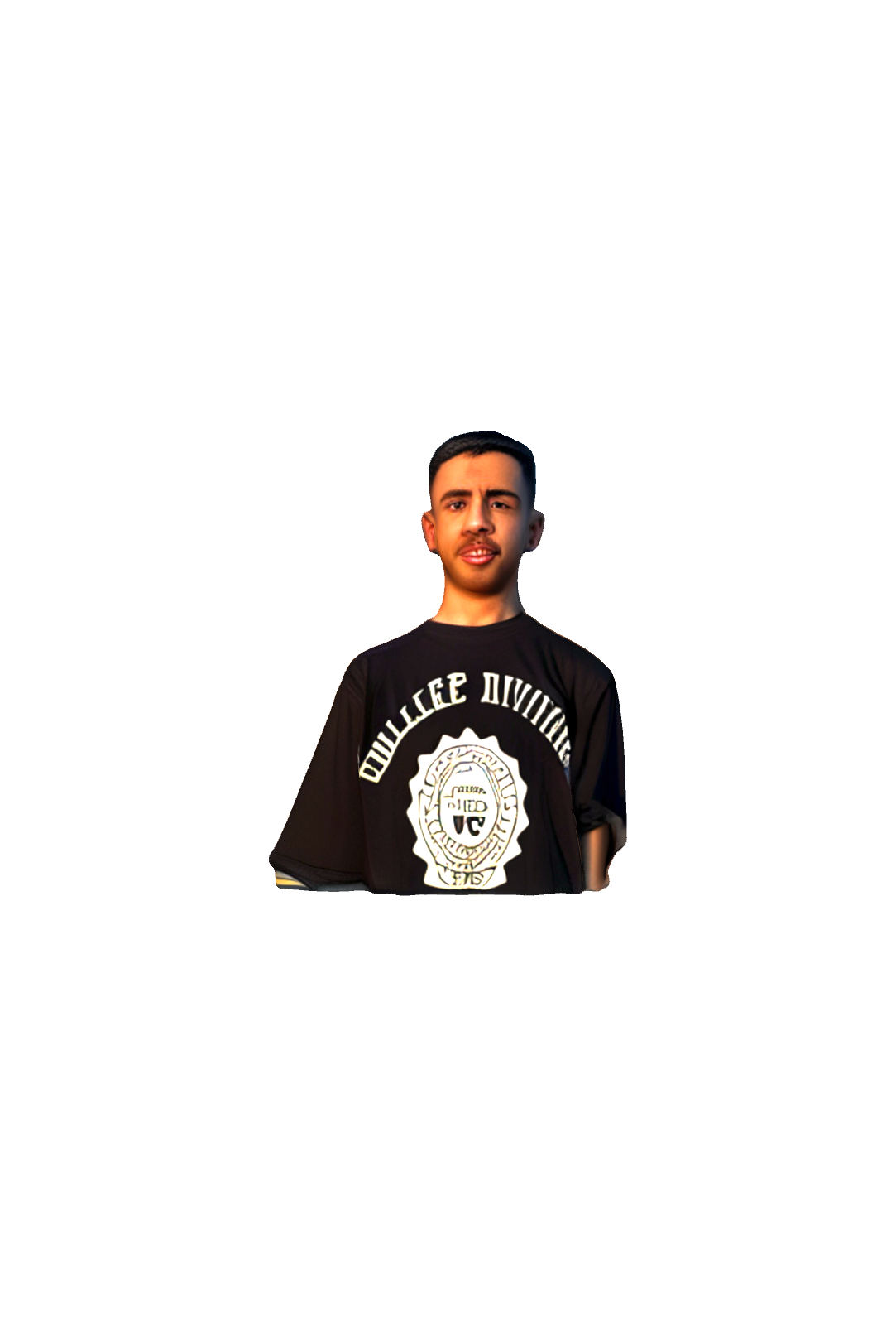 Young Male in T-Shirt free 3D printable STL