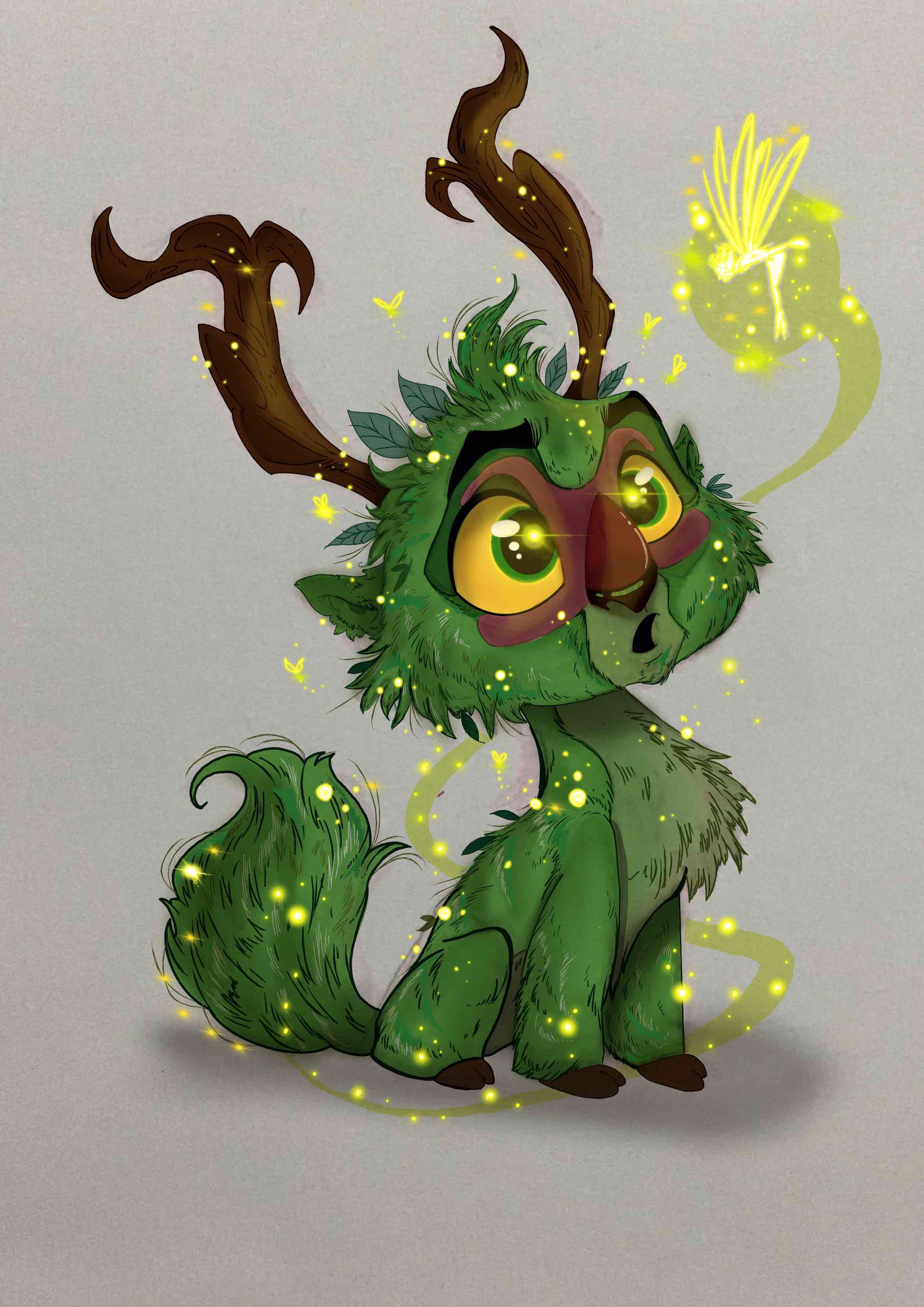 Forest Spirit Character free 3D printable STL