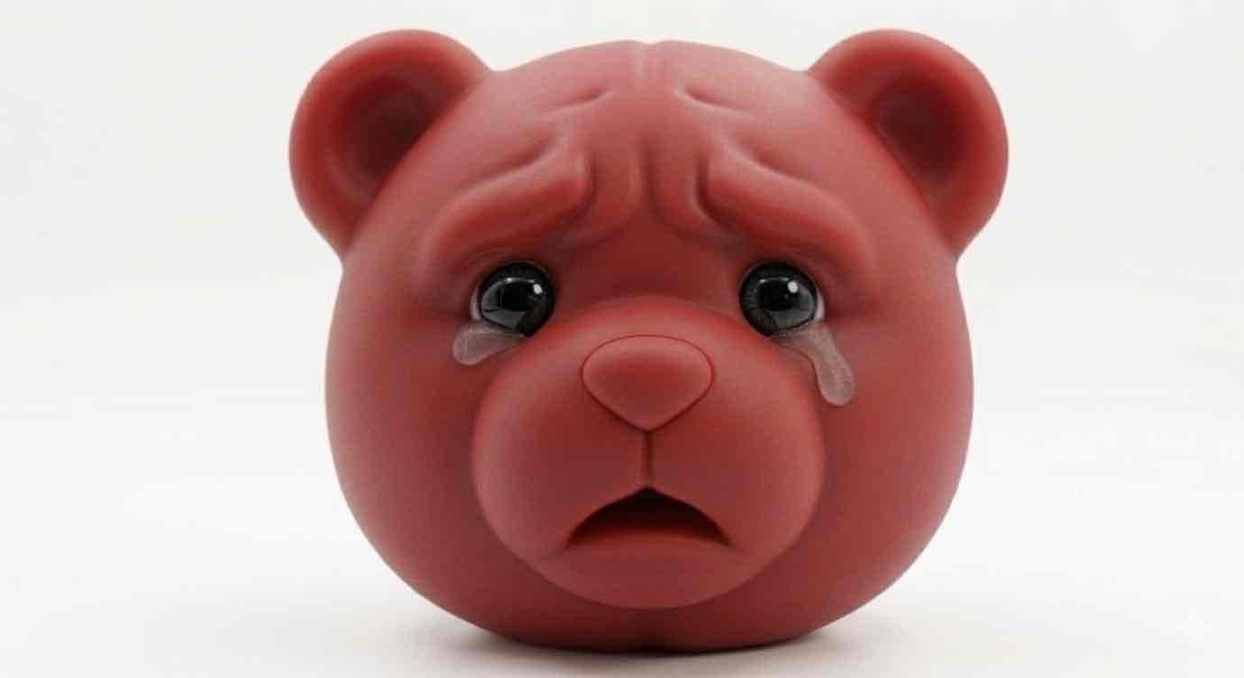 Crying Bear Head free 3D printable STL
