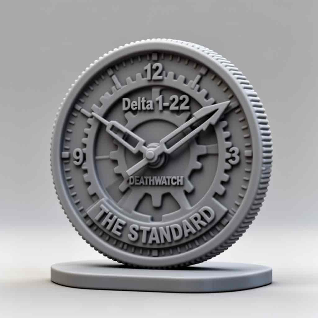 Deathwatch Standard Clock free 3D printable STL