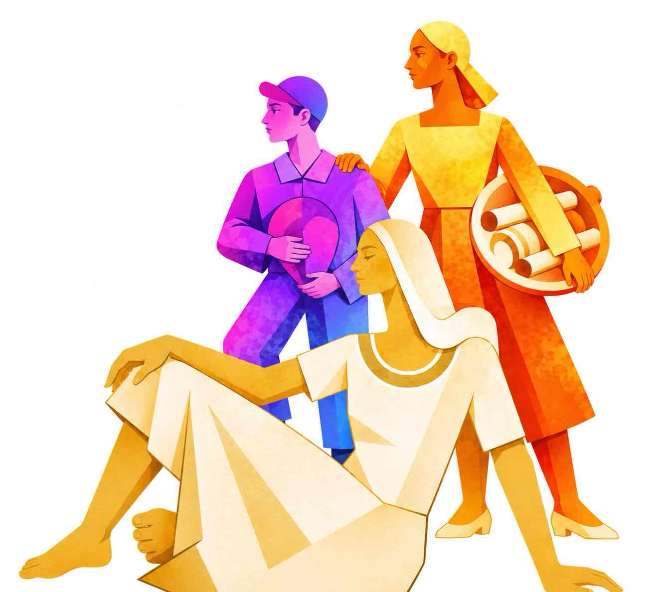 Abstract Family Portrait free 3D printable STL