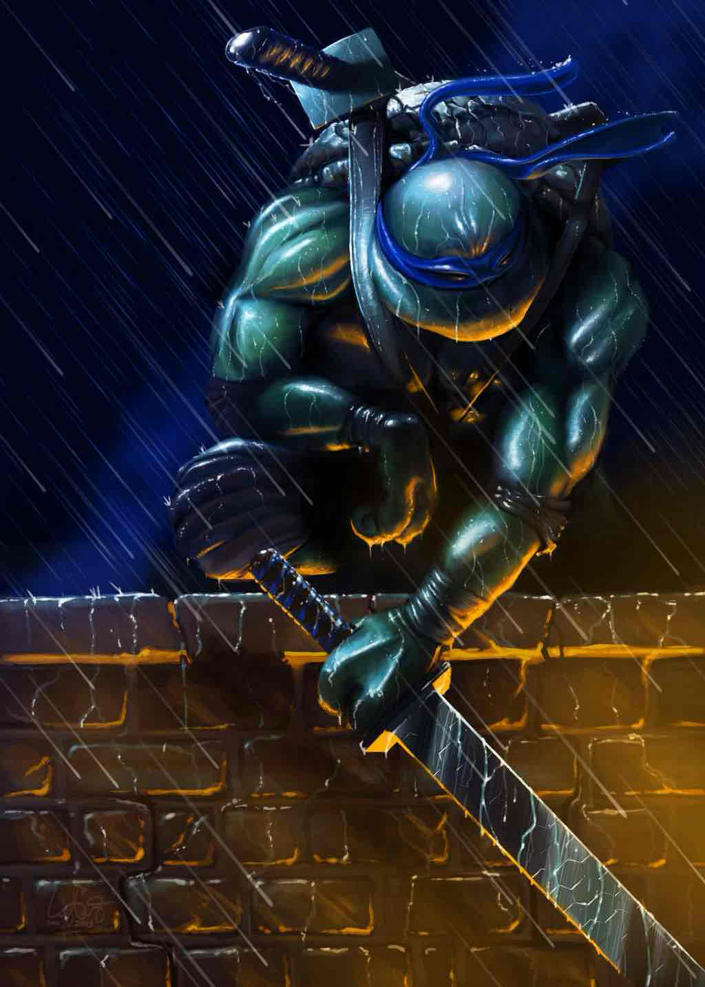 Leonardo Ninja Turtle free 3D printable STL