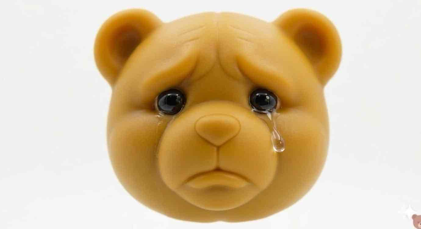 Crying Bear Head free 3D printable STL