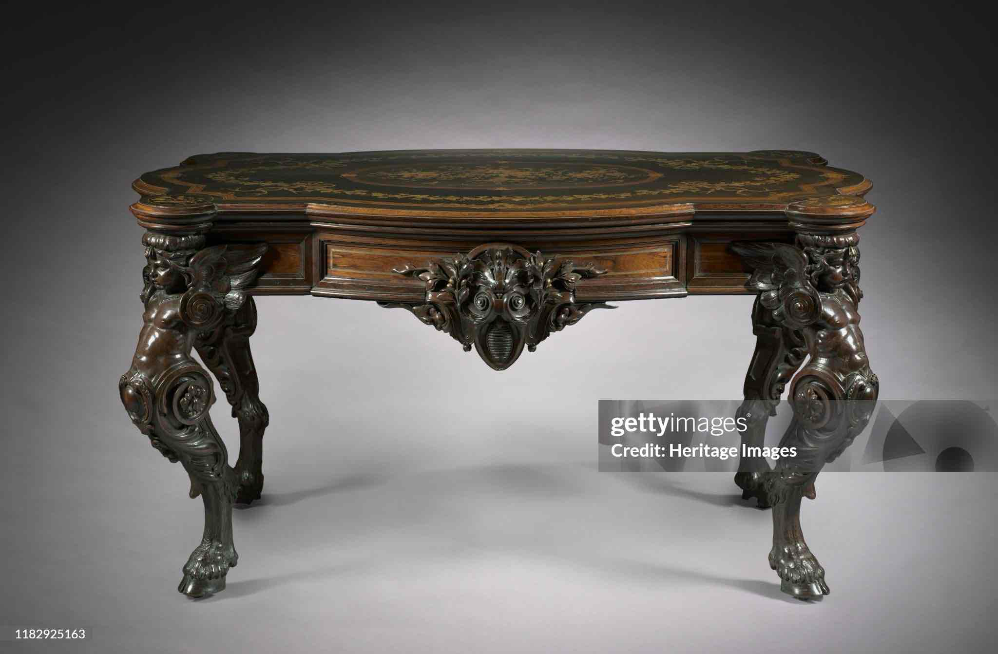 Ornate Carved Table free 3D printable STL