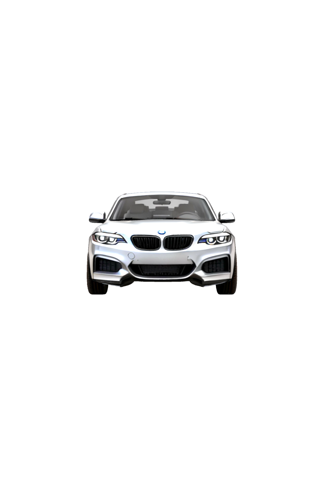 BMW M235i Front View free 3D printable STL