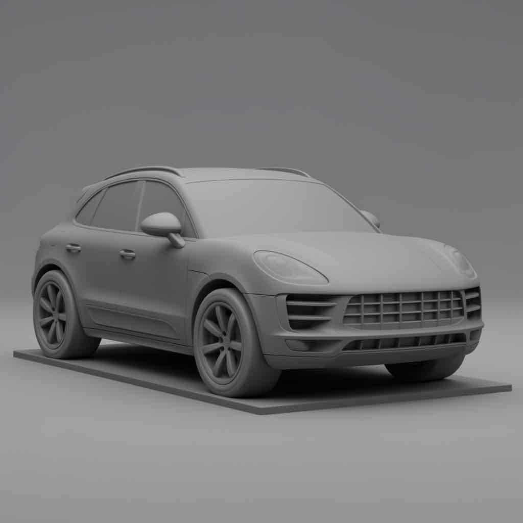 Porsche Macan 3D Model free 3D printable STL