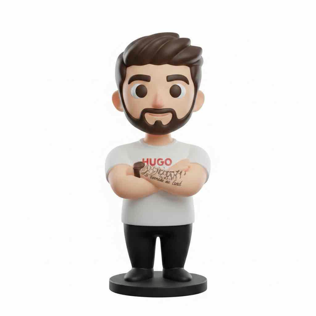 Hugo Cartoon Figure free 3D printable STL