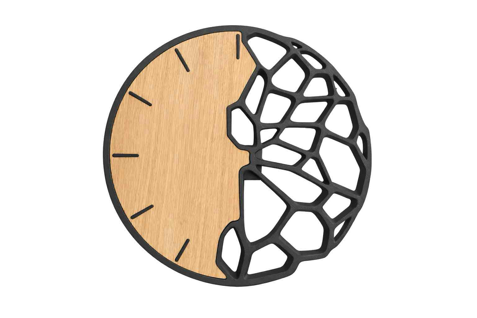 Modern Wall Clock free 3D printable STL