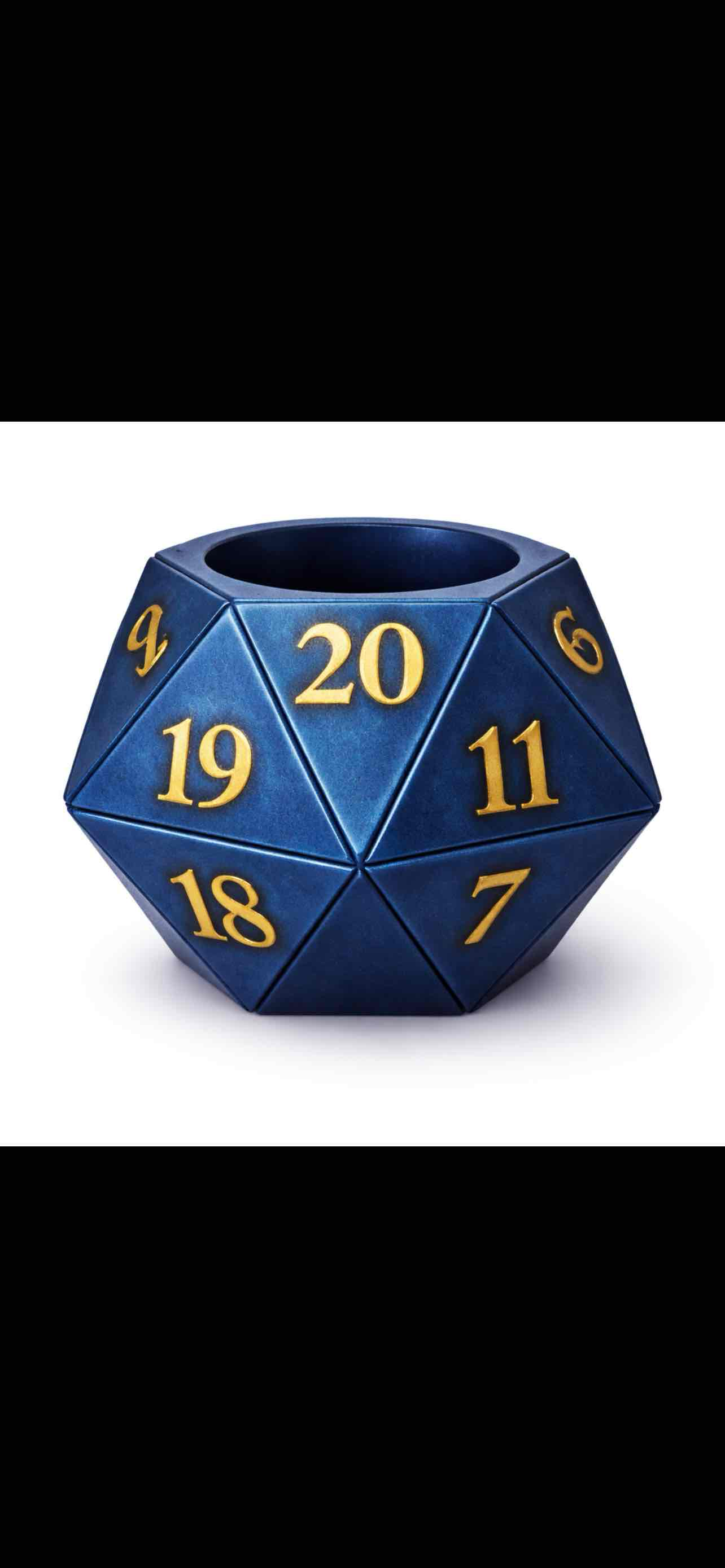 D20 Dice Planter free 3D printable STL