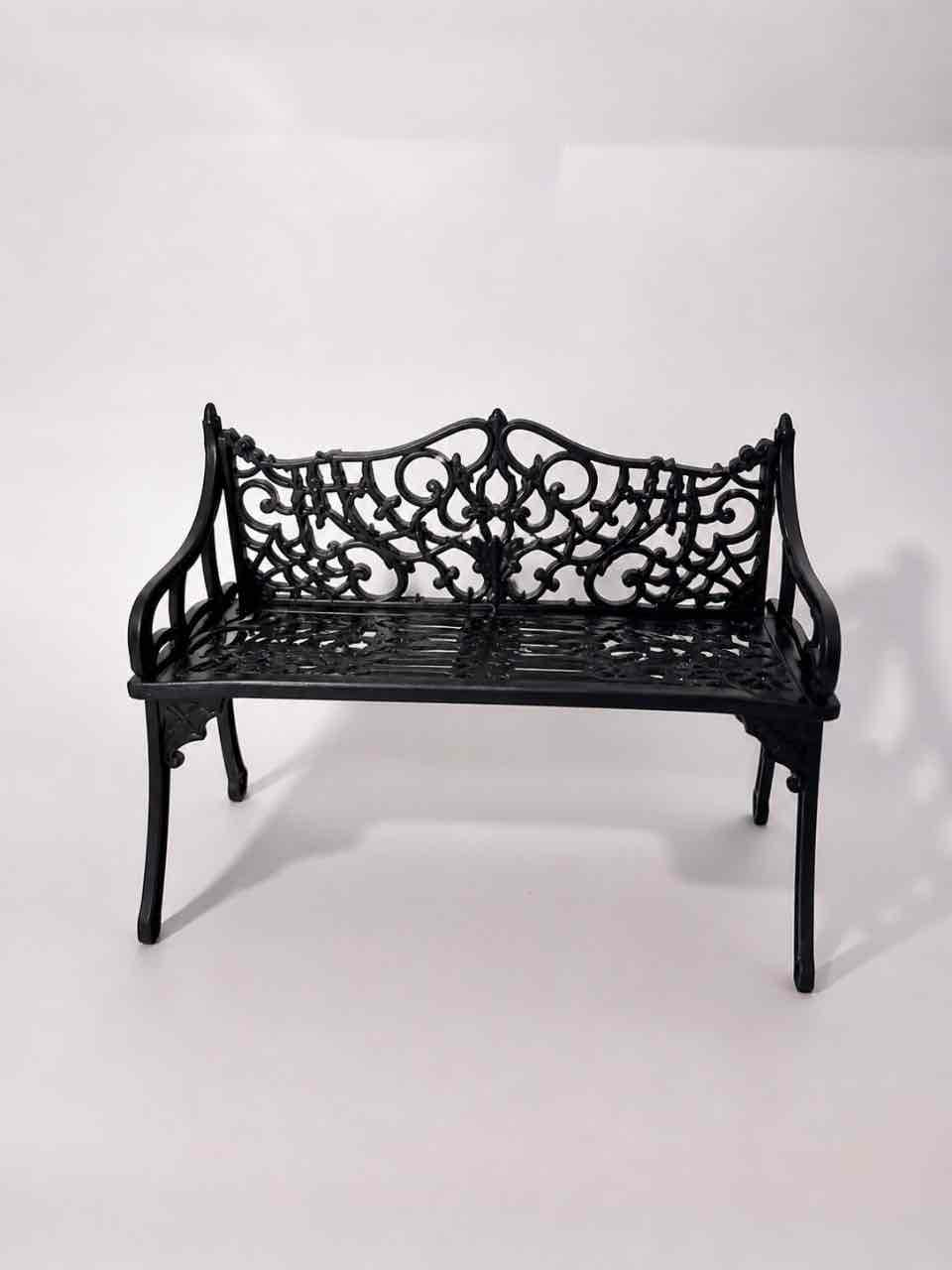 Ornate Garden Bench free 3D printable STL