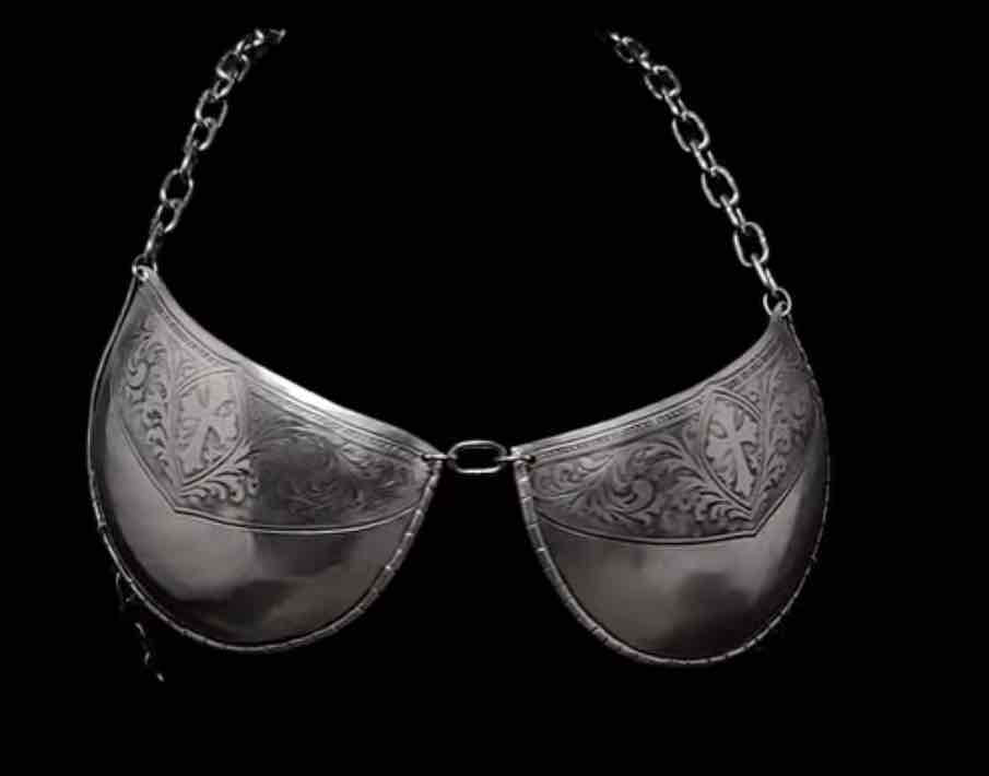 Ornate Metal Bra free 3D printable STL