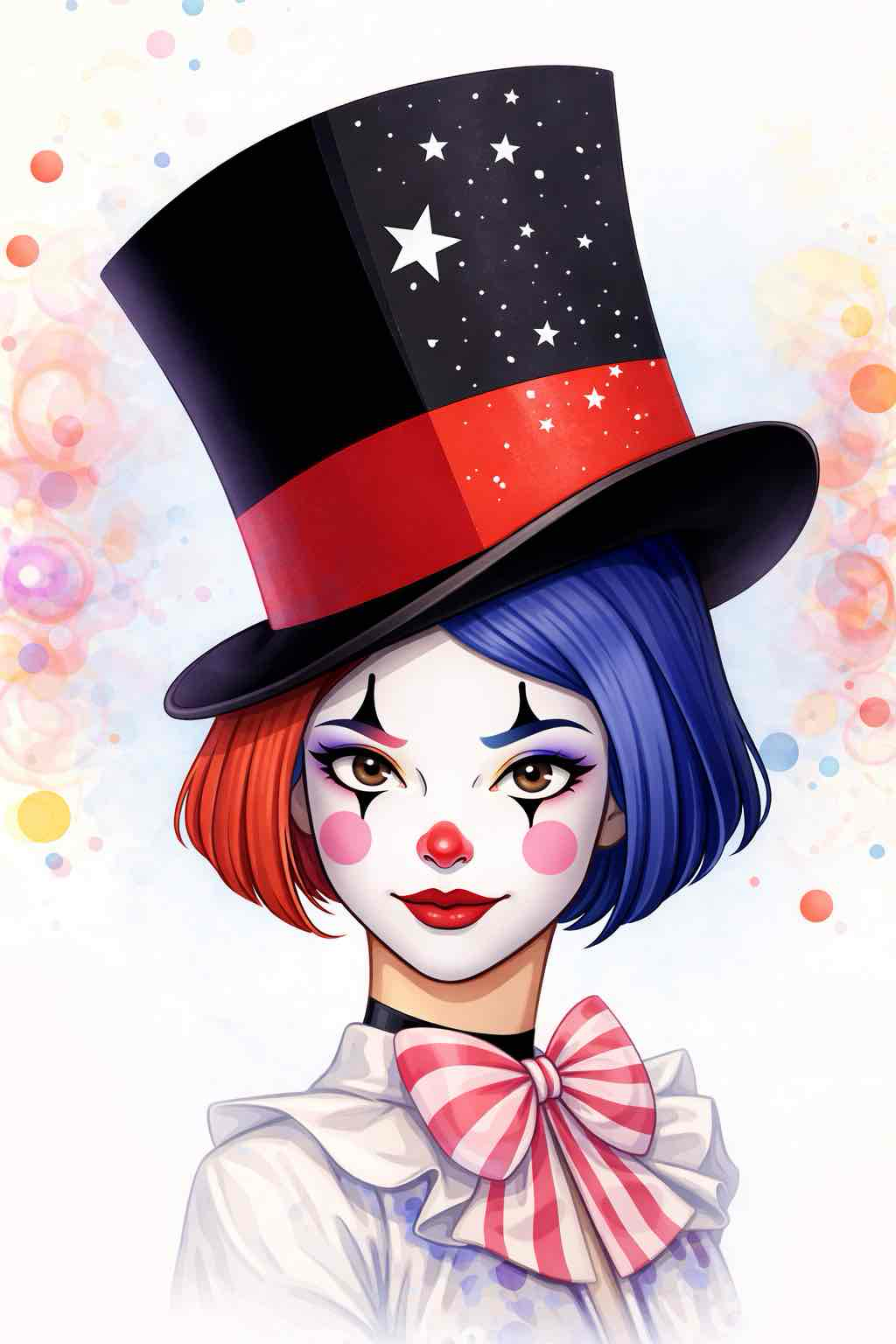 Clown Character Portrait free 3D printable STL