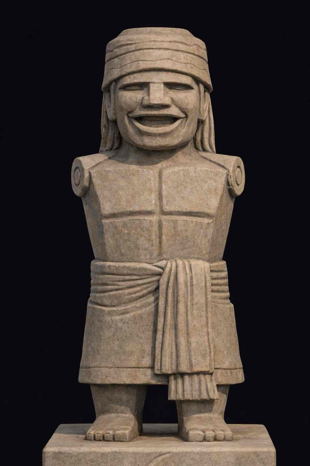 Mayan Stone Statue free 3D printable STL