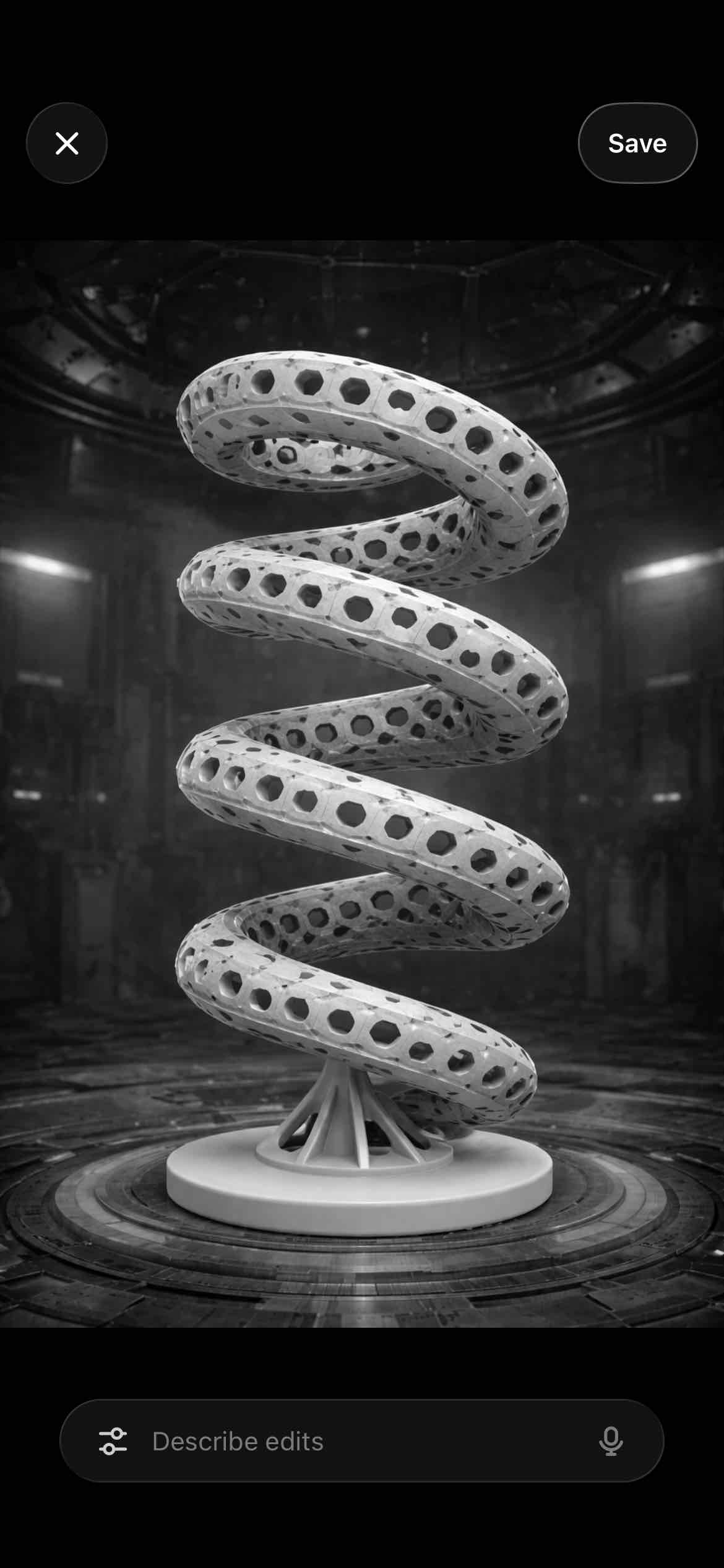Spiral Sculpture Design free 3D printable STL