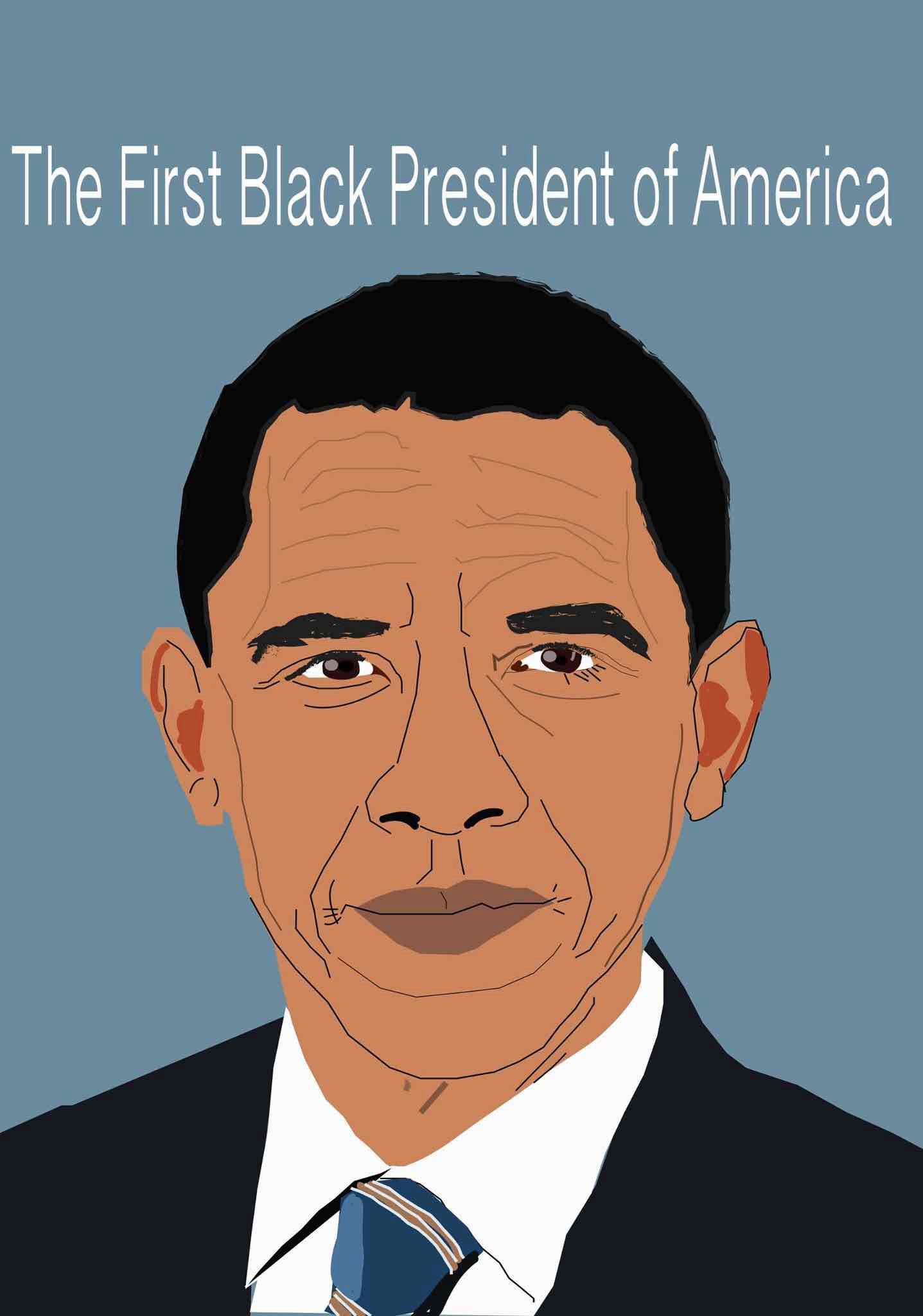 Barack Obama Portrait free 3D printable STL