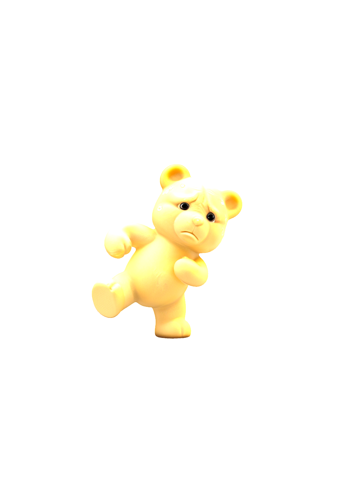 Sad Bear Figure free 3D printable STL