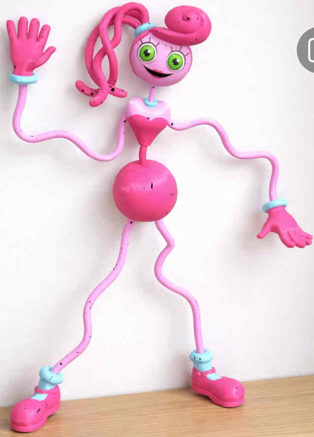 Stretchy Pink Cartoon Character free 3D printable STL