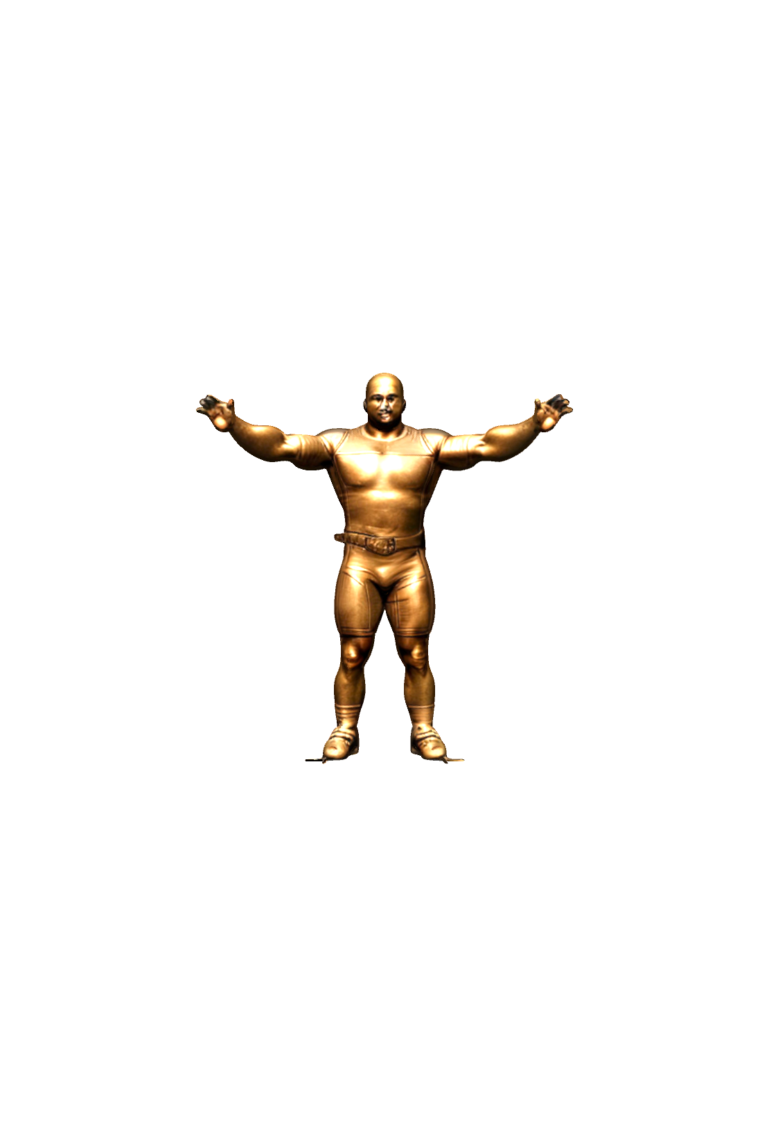 Bronze Statue of Athlete free 3D printable STL