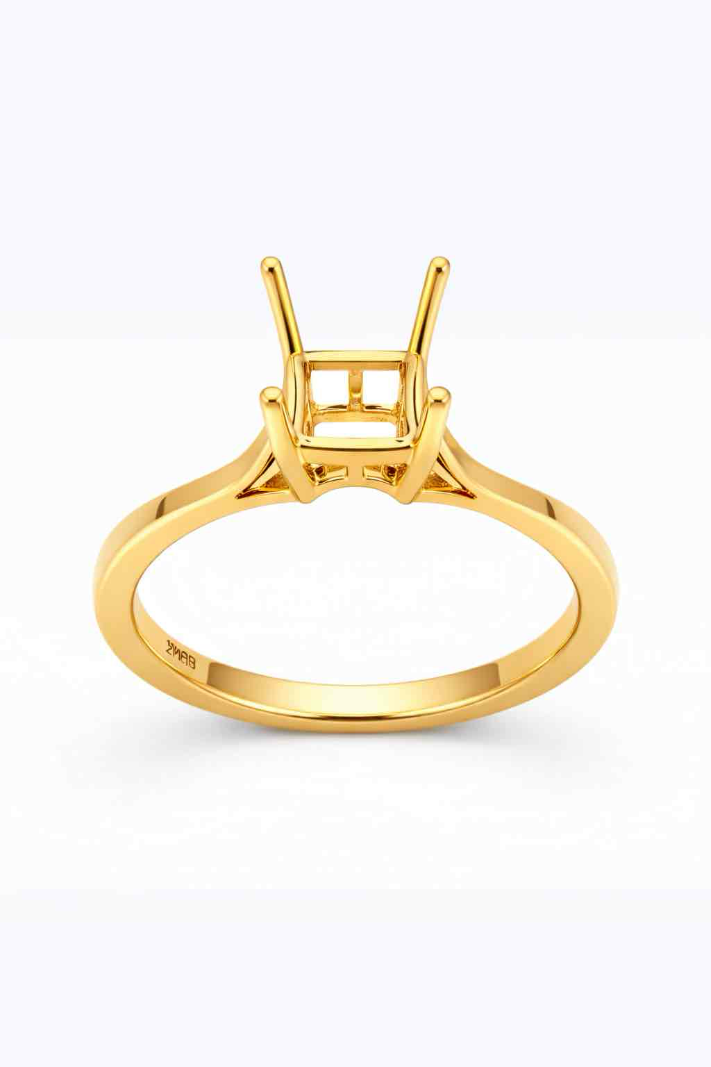Solitaire Engagement Ring free 3D printable STL